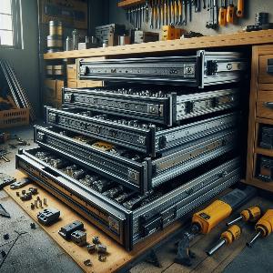 Industrial Strength Heavy-Duty Drawer Slides for heavy-duty workbenches with cabinets-1